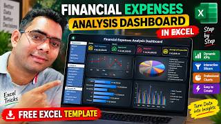 How to Create a Dynamic Financial Expenses Dashboard in Excel | Beginner to Pro