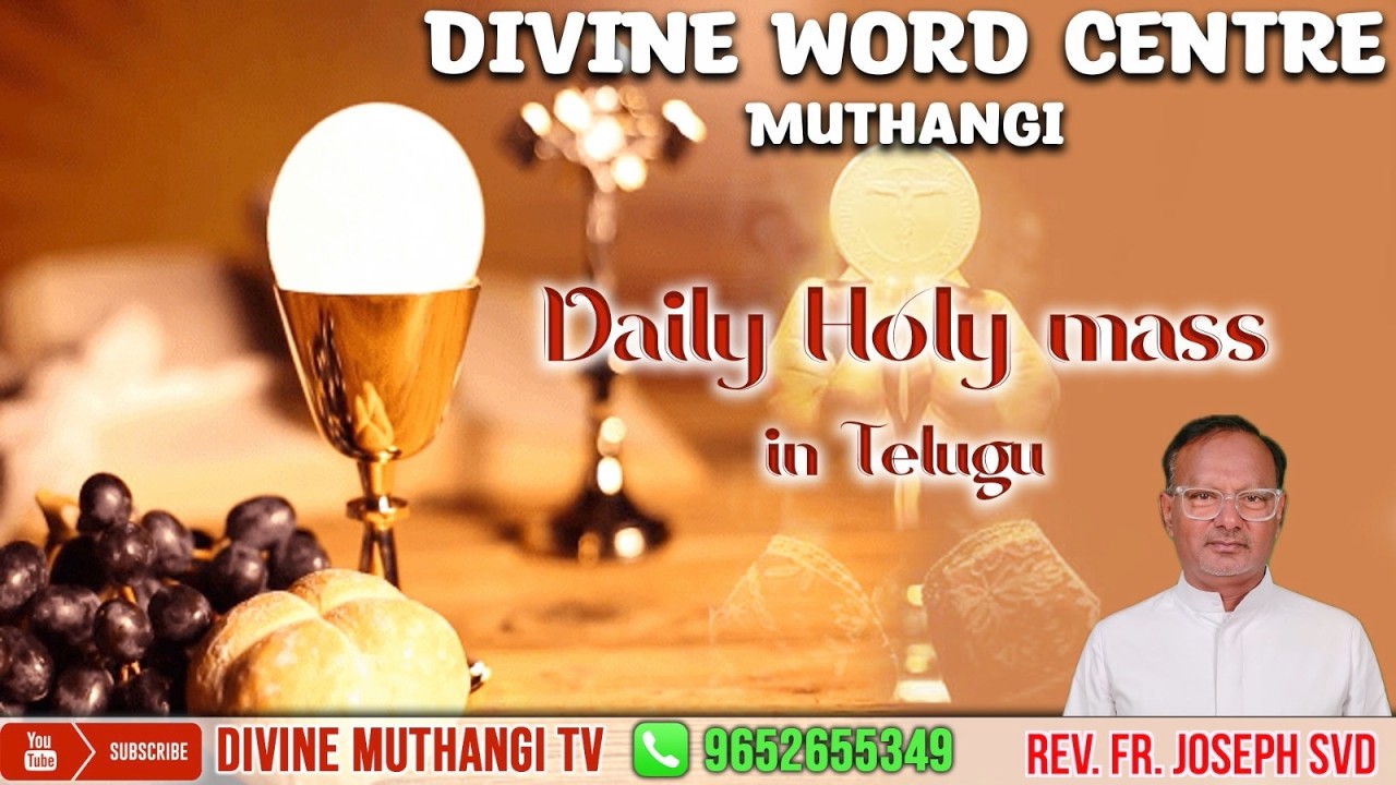 Rev. Fr. Joseph SVD | 06-03-2026 | Holy Mass in Telugu | దివ్యవాక్కు కేంద్రం, ముత్తంగి |.mov