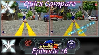 Sonic Adventure 2 Dreamcast Vs GameCube - Quick Compare S2 E7