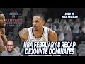 Dejounte Murray Outduels Steph Curry | February 8 NBA Recap | NBA Fantasy Basketball