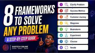 8 Problem-Solving Frameworks Every Product Manager, Business Analyst & Data Analyst Should Master