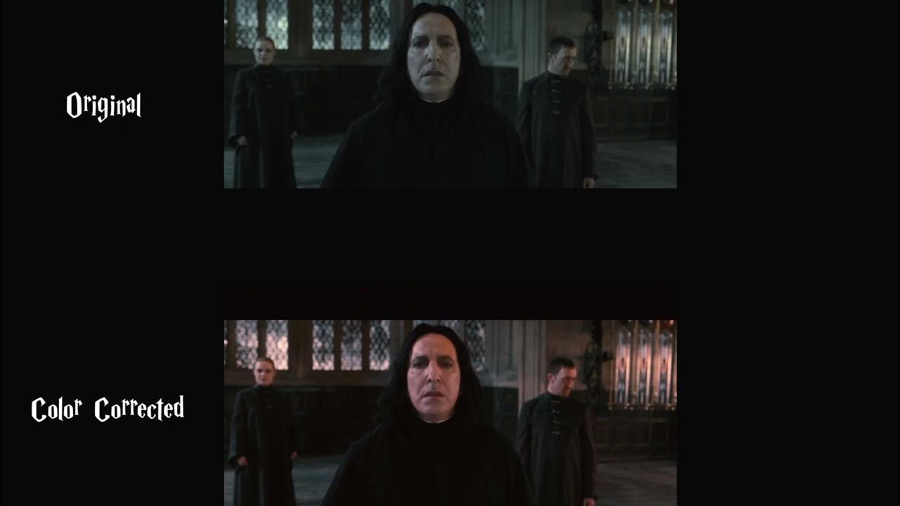 Harry Potter Snape vs. McGonagall Scene Color Corrected YouTube