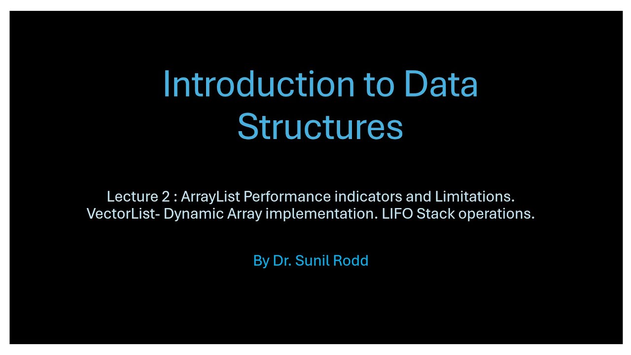 Dynamic Array List - YouTube