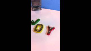 HOW TO: Make Crystal Letters From Buttons || DIY Project