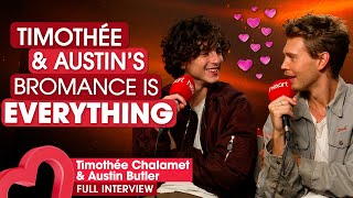 Timothée Chalamet and Austin Butler can't stop thinking about each other