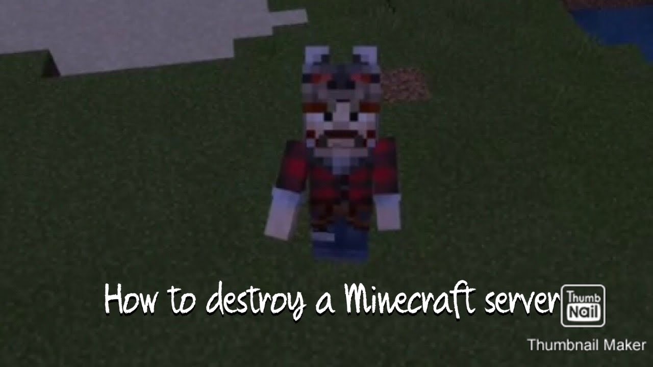 How to destroy a Minecraft server - YouTube