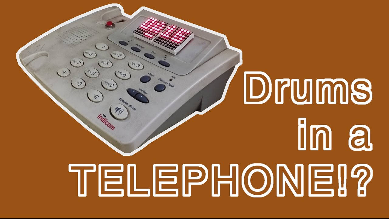 DIY Drum Machine in a Telephone!? [Explanation]
