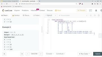338 Counting Bits Explanation | Tamil | Easy Problem | Leetcode | தமிழ் #leetcode