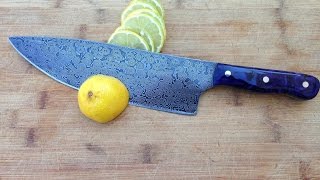 Raindrop Pattern in Damascus Billet 1 1 2015