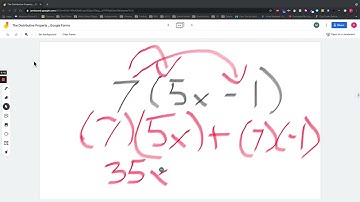 TpT The Distributive Property   Google Forms  #4