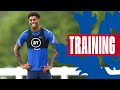 Sancho v Henderson, Shooting Practice & Champions League Players Return 🦁 Inside Training | England