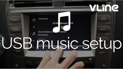 Setup Demo of USB music stream on VLine Infotainment System with Lexus Stereo