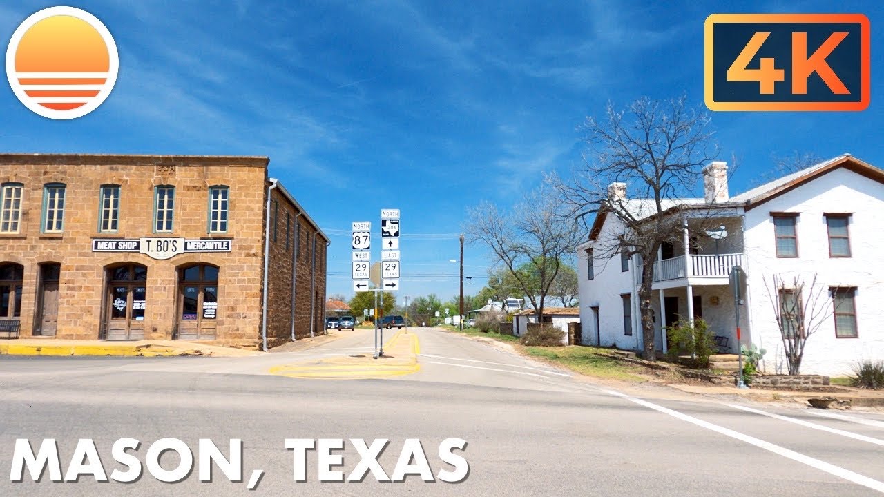 Mason, Texas! Drive with me through a Texas town. YouTube