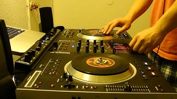 DJ TK with Numark ns7 first time remix Part 2