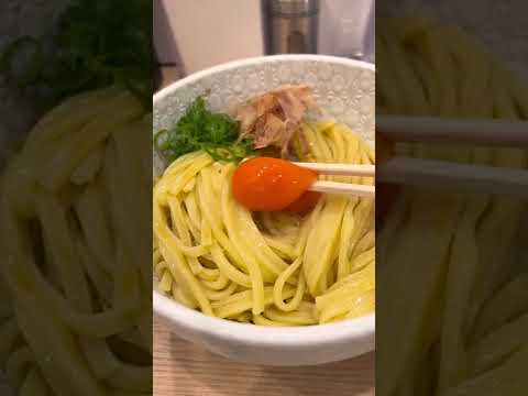 新宿【つるつるモチモチ！新感覚！冷やし釜玉麺】