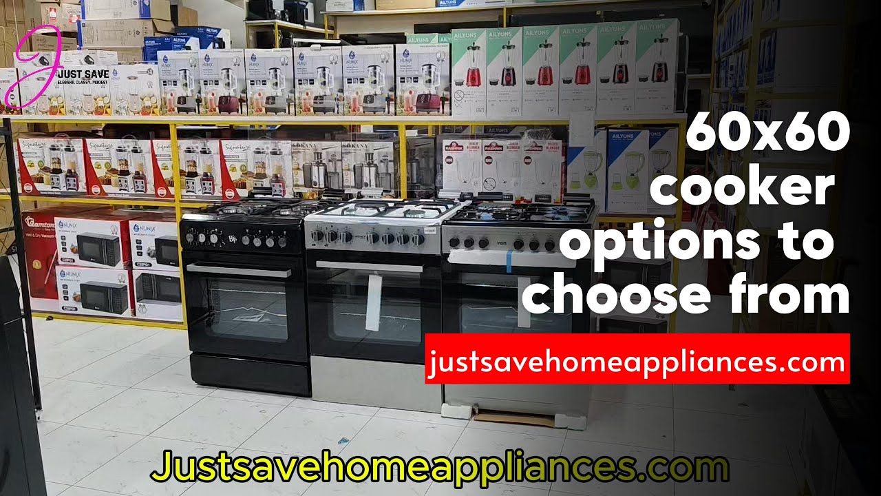 Best 60x60 Cookers in Kenya - bjs cooker, legacy cooker and von cooker