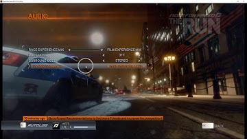 How To Change Sound Performance In NFS The Run