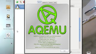 Test if a USB disk is bootable using AQEMU under Linux