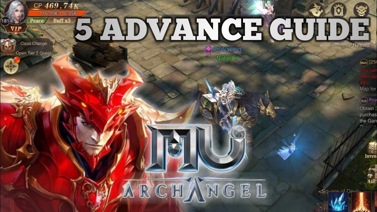 MU ARCHANGEL GAMEPLAY - BIGGINER'S GUIDE  AND PRO TIPS & TRICKS