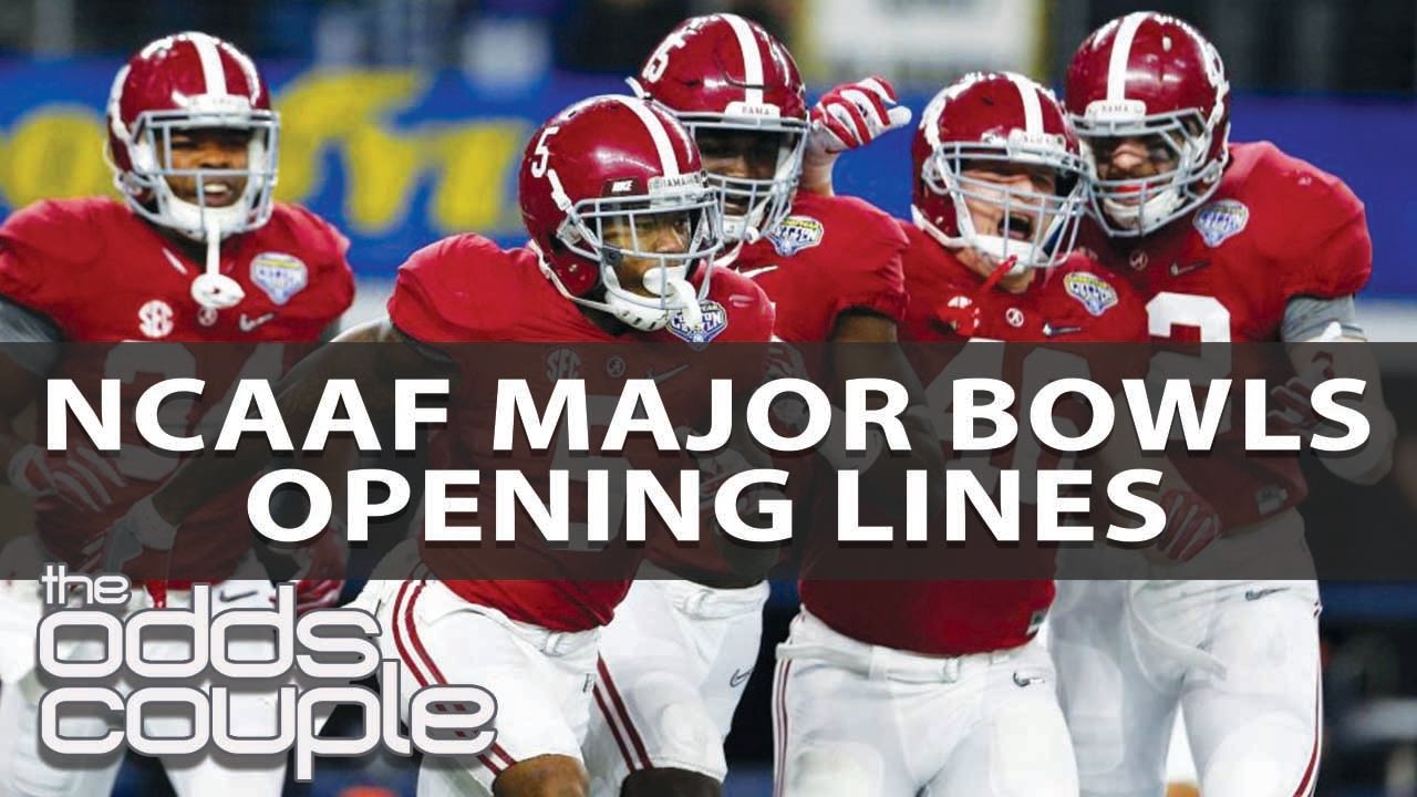 Bowls Season NCAAF Picks The Odds Couple Opening Lines YouTube