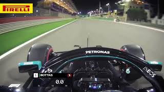 Pole Lap Bottas Bahrain outer