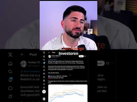 Video preview for Bitcoin Value Zone & Einstiegspunkte #shorts