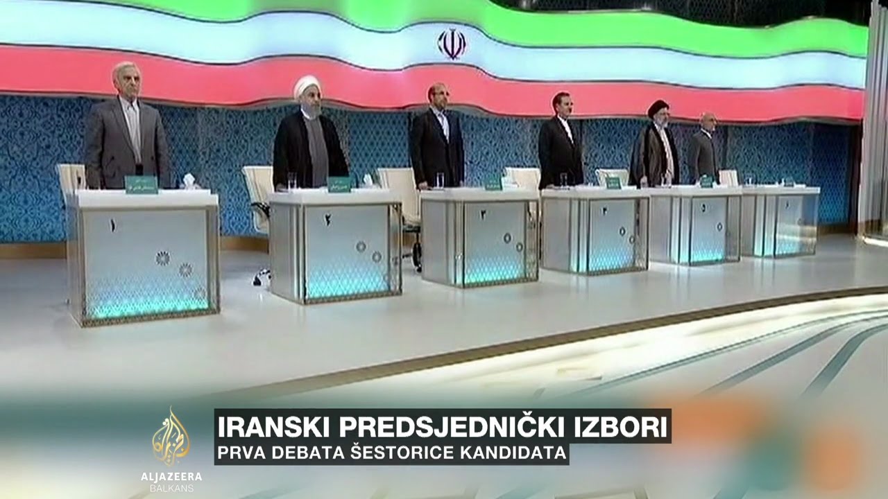 أول مناظرة بين المرشحين للرئاسة الإيرانية