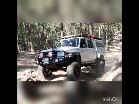 Landcruiser 79 Portal axles at Ormeau