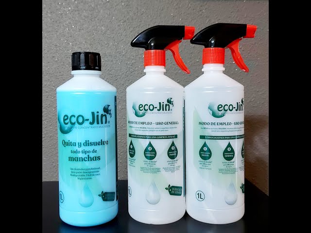 eco-JIN Spa 1 Litro Detergente Higienizante Concentrado