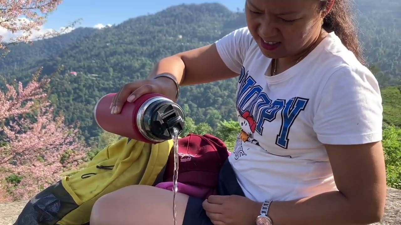 Cherry Blossom Trail Hiking With my Wife and Her JoJo || Temi Tarku || South Sikkim