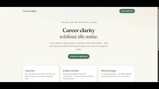 Career Copilot Demo