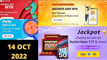 Amazon Digital Gold Festive Quiz Answers Today |Amazon Redmi Note 11T Quiz Answers Today |