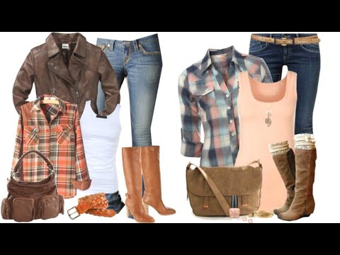 MODA CON CAMISA A CUADROS /OUTFITS CASUALES DE MODA MUJER TENDENCIAS Y  ESTILO 2020 21 OUTFITS IDEAS - YouTube