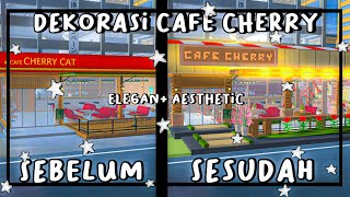 Riview Dekorasi Cafe Cherry Jadi Elegan Dan Aesthetic|| SAKURA SCHOOL SIMULATOR