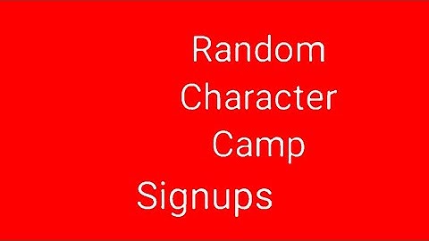 Book of bfb tpot th Random character Camp