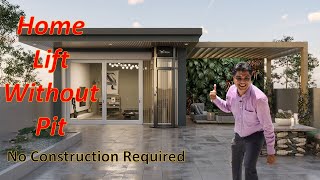 Home Elevators and Lifts India | Best Small Elevator for Home| Home lift without pit Nibav Lifts