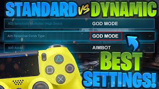 Which Aim Response Curve Type is BEST? (BEST AIM ASSIST SETTINGS Warzone)
