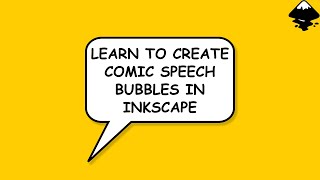 How to create comic speech bubbles in Inkscape