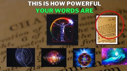 WORDS CREATE WORLD- The Secret power of words sound and vibration