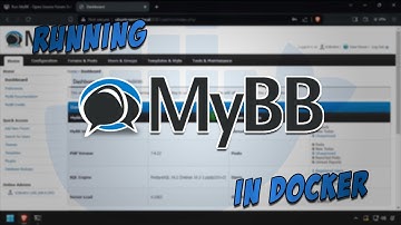 Run MyBB - Open Source Forum Software - in Docker