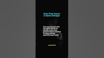 Error Free Async A Game Change