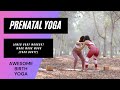 Prenatal yoga #squat #pregnancyfitness #prenatalyoga