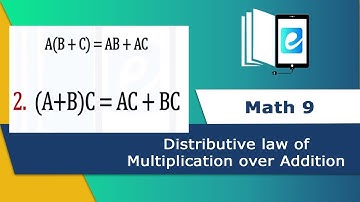 The distributive law of multiplication over addition | Matrices