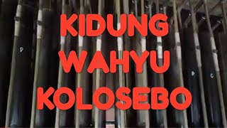 KIDUNG WAHYU KOLOSEBO VERSI ANGKLUNG