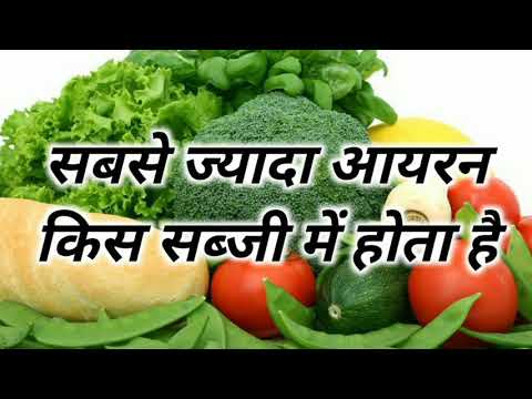 वीडियो: आयरन से भरपूर सब्जियां: जानें उन सब्जियों के बारे में जिनमें आयरन की मात्रा अधिक होती है