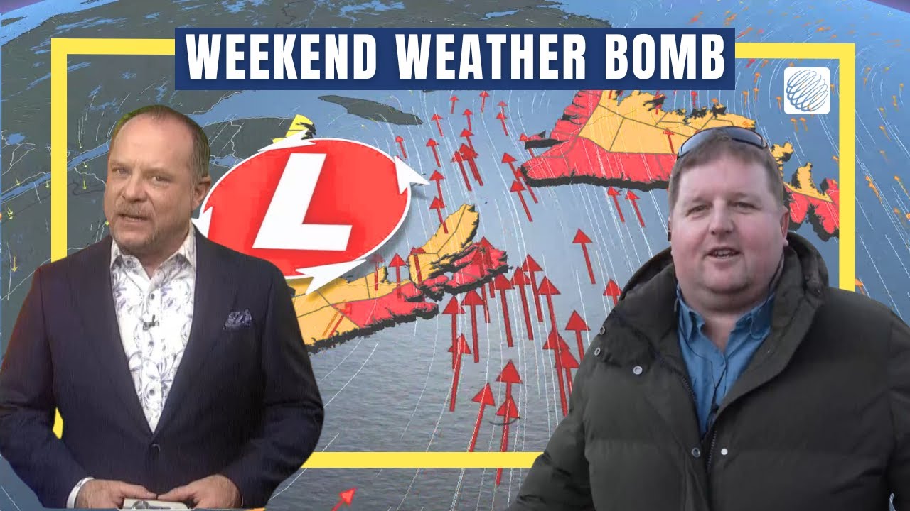 Weather Bomb Set to Sweep Atlantic Canada With Wind-driven Rains - YouTube