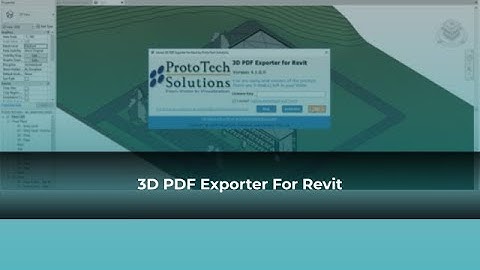 How to create 3D PDF from Revit