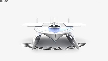 MS Turanor PlanetSolar solar-powered boat 3D model by 3DModels.org
