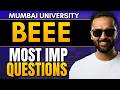 BEEE | MOST IMP QUESTIONS!! | MUMBAI UNIVERSITY | KT EXAM | PRADEEP GIRI SIR
