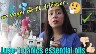 How to fix and clean Young living Diffuser (no vapor coming out)+ new Luxe Organics Essential oils!